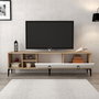 Hanah Home Era 3804 Soporte para TV Roble Zafiro y Blanco